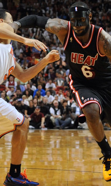 New look, same result as LeBron James takes control for Heat